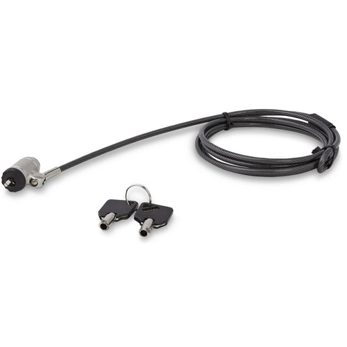 StarTech.com 6ft (2m) Laptop Cable Lock with Keys - Keyed Security Cable Lock for Compatible K-Slot Laptops, Desktops, Computers & Other Devices - Anti-Theft Vinyl Coated Steel Cable Lock StarTech.com 6ft (2m) Laptop Cable Lock with Keys - Keyed Security Cable Lock for Compatible K-Slot Laptops, Desktops, Computers & Other Devices - Anti-Theft Vinyl Coated Steel Cable Lock